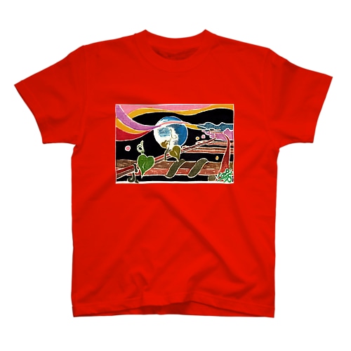 錆びたレールと夏草の歌１ Regular Fit T-Shirt