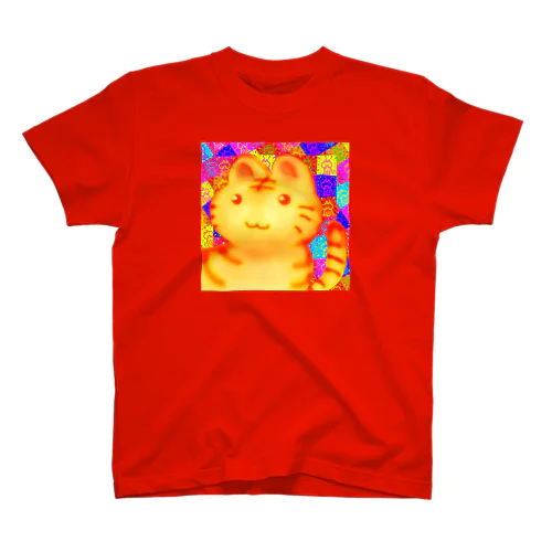 🌈🐱のんびり屋の猫さん　リラックス Regular Fit T-Shirt