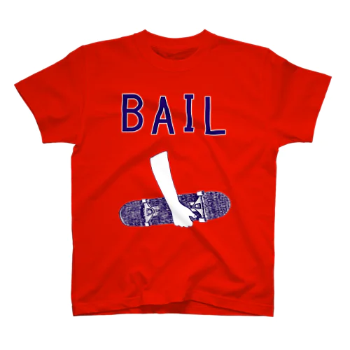 スケボーデザイン「BAIL」 Regular Fit T-Shirt
