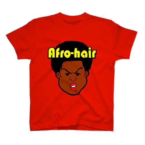 Afro-hair(アフロヘア） Regular Fit T-Shirt