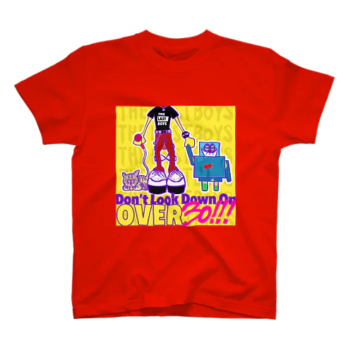 DON'T LOOK DOWN ON OVER 30！！！Tシャツ スタンダードTシャツ