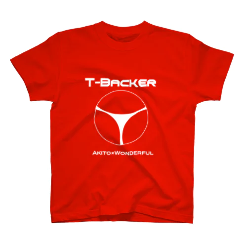 T-BACKER LOGO白抜 スタンダードTシャツ