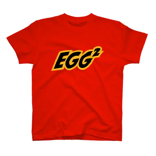 "Red" EGG² Logo T-shirts スタンダードTシャツ