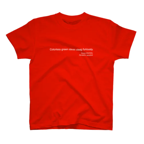 Syntactic structure スタンダードTシャツ