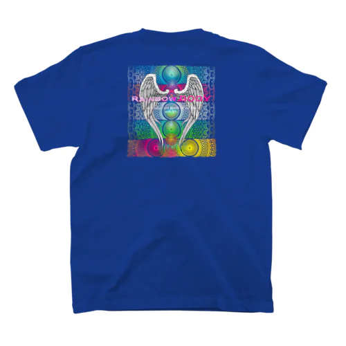 rainbow BODY wing 曼荼羅 スタンダードTシャツ