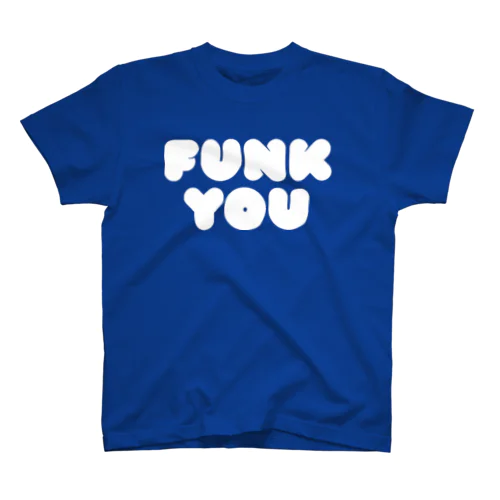 FUNK YOU T WHT Regular Fit T-Shirt