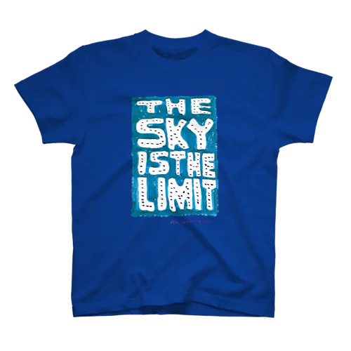 THE SKY IS THE LIMIT（ブルー） Regular Fit T-Shirt