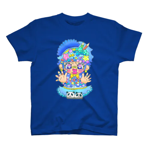 デコラれおくん🩵ブルー🩵 スタンダードTシャツ