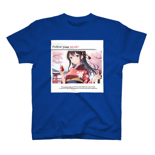 着物女子 スタンダードTシャツ