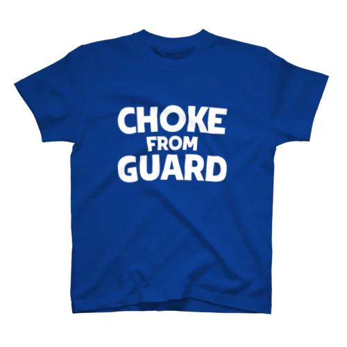 CHOKE FROM GUARD jiu-jitsu 柔術 MMA NO-GI Regular Fit T-Shirt