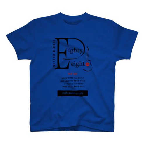 Eighty eight 10周年 アニバーサリーTシャツ【ロイヤルブルー】 Regular Fit T-Shirt