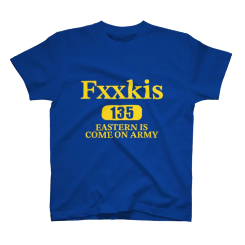 Fxxkis イエローロゴTシャツ スタンダードTシャツ