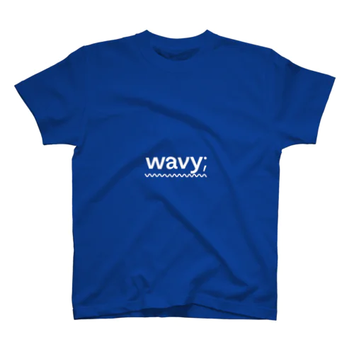 wavy; Regular Fit T-Shirt