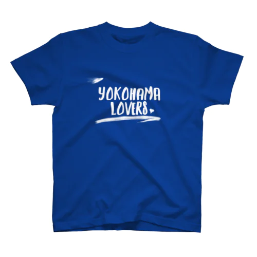 YOKOHAMA LOVERS 1　白文字 スタンダードTシャツ