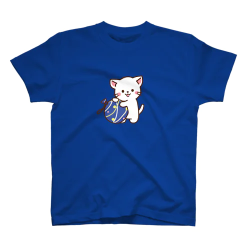 しろねこ♡夏祭り ver  スタンダードTシャツ