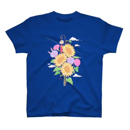 八月のお花盛り沢山 スタンダードTシャツ