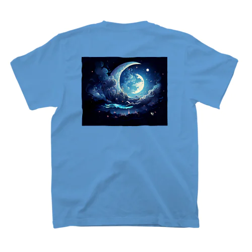 Moon 蒼い月 Regular Fit T-Shirt