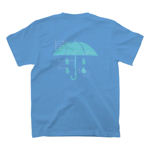 流志保の詩【雨-ミズイロ-】Tシャツ Regular Fit T-Shirt