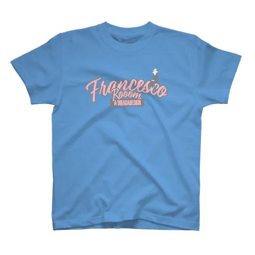 フランチェスコルーム_ロゴ_ライトピンク Regular Fit T-Shirt