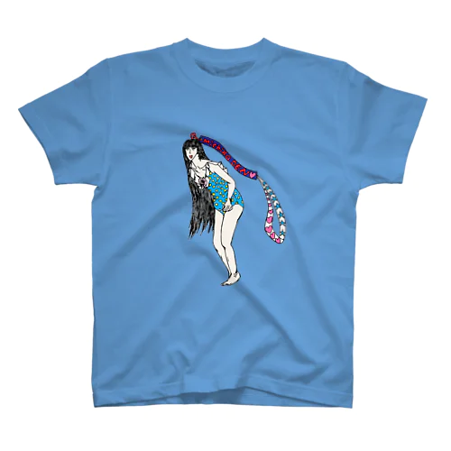 美智子ストラップ（ブルー） Regular Fit T-Shirt