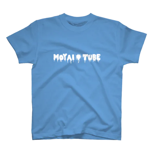 MOYAI TUBE Tシャツ(白) Regular Fit T-Shirt