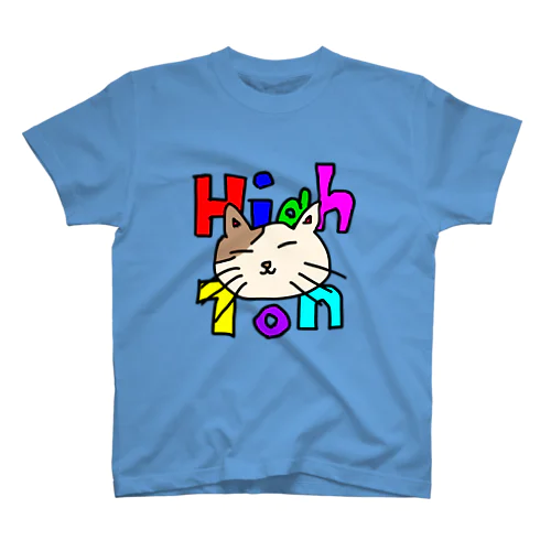 High Ton ねこ Regular Fit T-Shirt