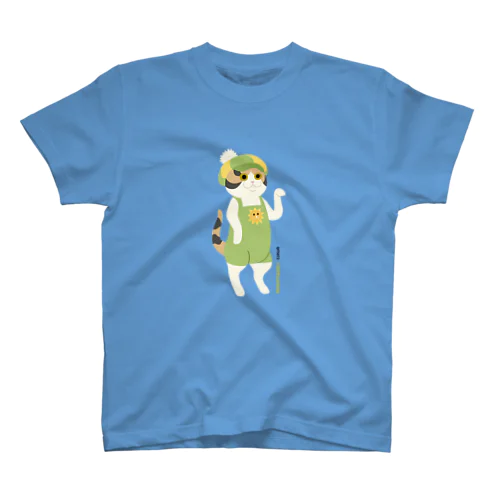 ネコがきてみた♬ 01-1.歌のおねえさん スタンダードTシャツ