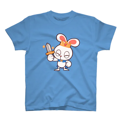 ぽっぷらうさぎ(勇敢！) Regular Fit T-Shirt