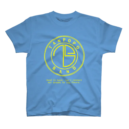 たんぽぽバンド　ロゴTシャツ（黄ロゴ） Regular Fit T-Shirt
