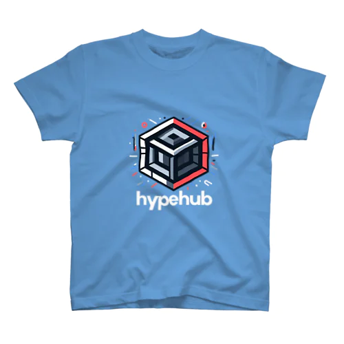 HYPEHUBロゴ キューブ Regular Fit T-Shirt