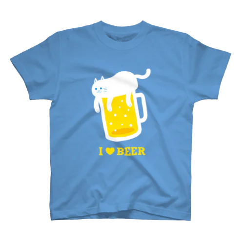 ねこ泡ビール Regular Fit T-Shirt