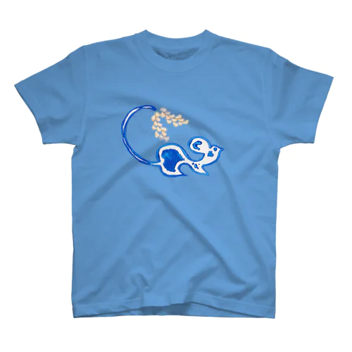 ねずみと稲穂 Regular Fit T-Shirt