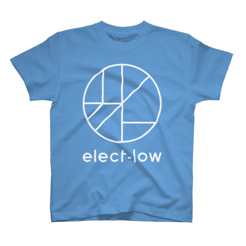 elect-lowロゴ入り_縦型_白抜きver Regular Fit T-Shirt