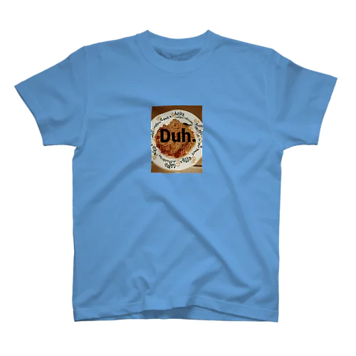 Duh spaghetti pattern Regular Fit T-Shirt