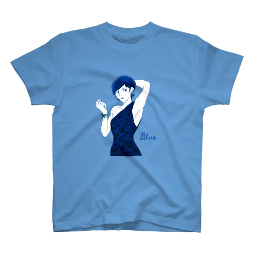 Blue Regular Fit T-Shirt