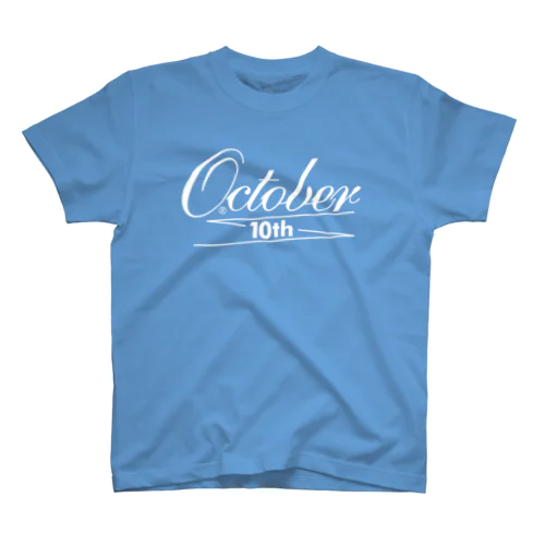 Octoberロゴtシャツ（白文字） Regular Fit T-Shirt