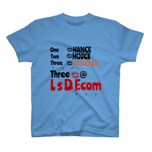 チャリティー【LsDF  three C's】 Regular Fit T-Shirt