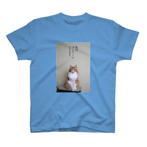 毎日テレワークしてます。 スタンダードTシャツ