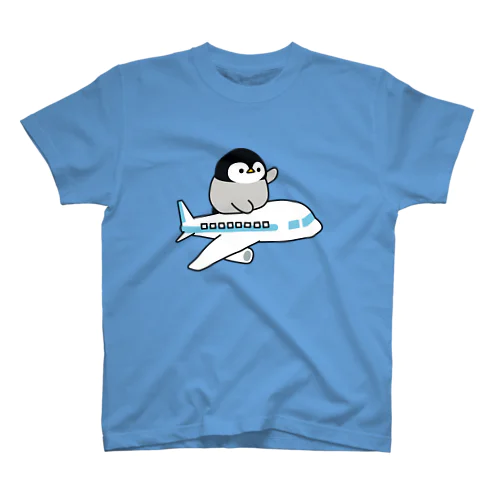 心くばりペンギン　飛行機ver. スタンダードTシャツ