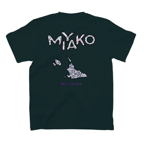 MIYAKO 宮古島　かすれ文字 スタンダードTシャツ