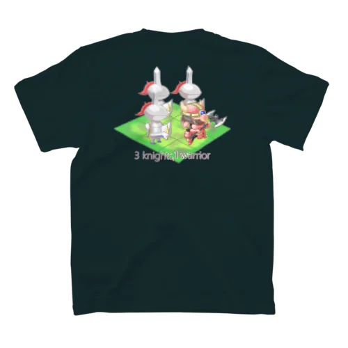 3 knights,1 warrior(English ver.) スタンダードTシャツ