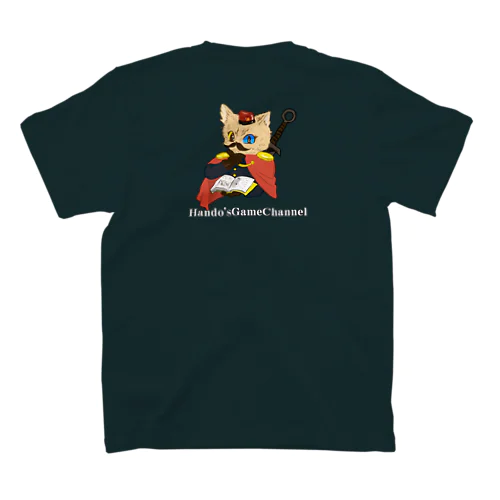 反動のゲームちゃんねるグッズ　反動猫 スタンダードTシャツ