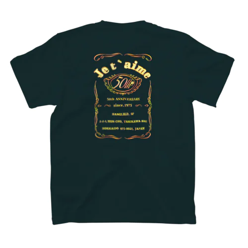 ジュ・テーム　50周年記念グッズ （イエローネオン） Regular Fit T-Shirt