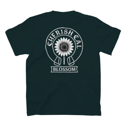 人気！CHERISH CAL “BLOSSOM” フラワーロゴTシャツ Regular Fit T-Shirt