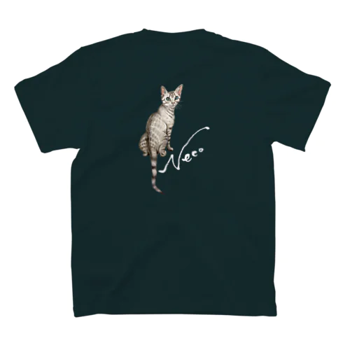 猫　Neco スタンダードTシャツ