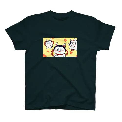 いぬはりこくん(賑やか) スタンダードTシャツ