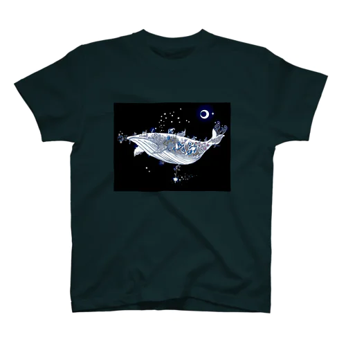 ARCANUM Whale Whale - Stella - 星を噴くクジラ Regular Fit T-Shirt