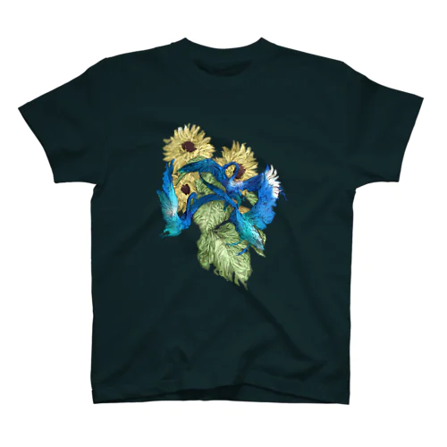 3 Cisnes y 3 Girasoles スタンダードTシャツ