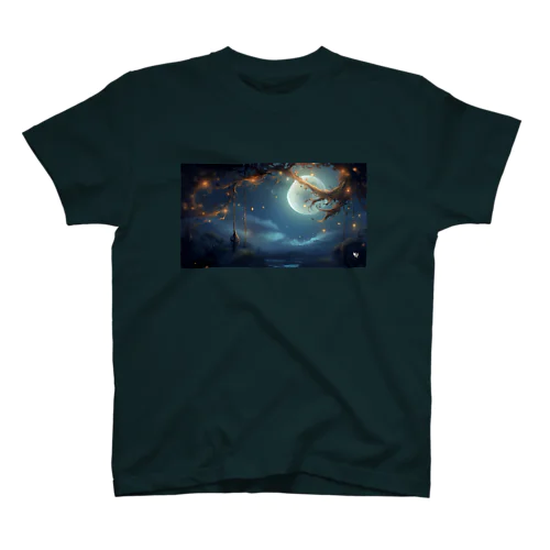 Moon 月を愛でるための月夜 スタンダードTシャツ