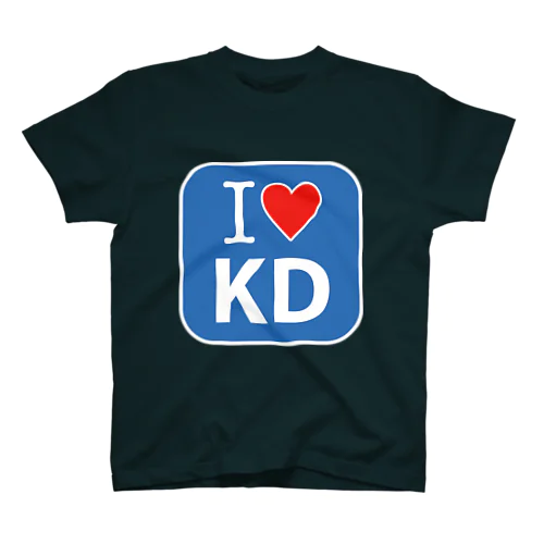 鉄道 I♡KD Tシャツ Regular Fit T-Shirt